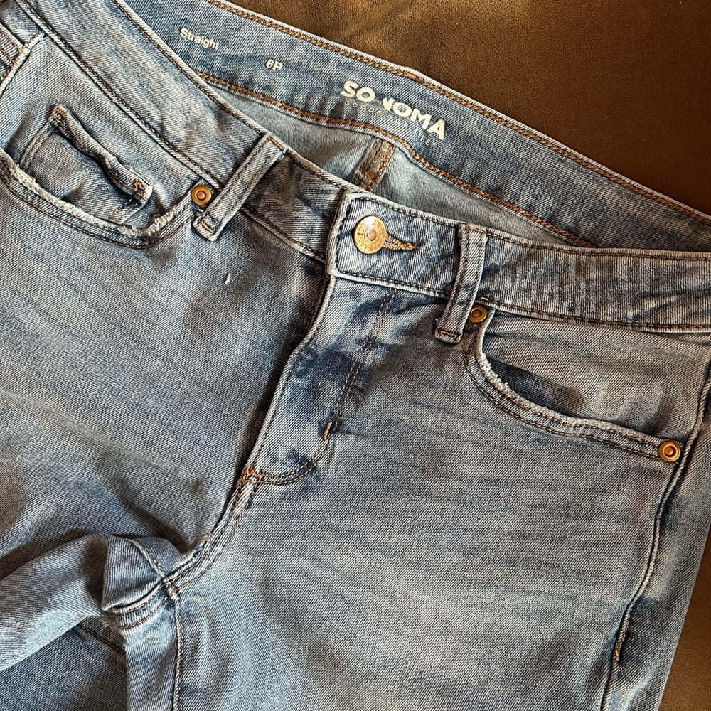 Size 6R Straight Jeans